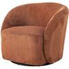 Pradi Lounge Chair, Orange, Polyester