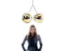 QEEBOO Cherry pendant lamp, metallic gold