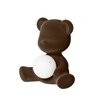 QEEBOO Teddy Girl Table Lamp Velvet Dark Brown