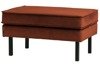 RODEO velvet rust stool BE PURE