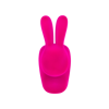 Rabbit velvet QeeBoo fuchsia children's chair