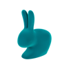 Rabbit velvet QeeBoo turquoise children's chair