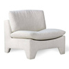 Retro Cream Lounge Chair