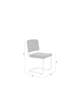 Ridge Kink Soft Chair White