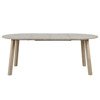 Round extendable table WOOOD Lange wooden