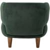 Ruperta Lounge Chair, Green, Polyester