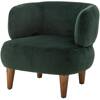 Ruperta Lounge Chair, Green, Polyester