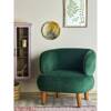 Ruperta Lounge Chair, Green, Polyester