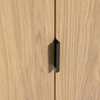 SILAS wardrobe, 2 doors, brown oak