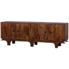 STAES chest of drawers mango wood brown