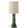 Sergio Table lamp, Green, Stoneware