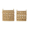 Set of 2 BLOOMINGVILLE Baskets MARNIE natural