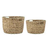 Set of 2 BLOOMINGVILLE RIME Baskets Natural