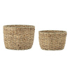 Set of 2 BLOOMINGVILLE RIME Baskets Natural