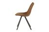 Set of 2 WOOOD chairs cognac