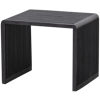 Set of 2 tables WILLA teak wood black