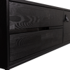 TV cabinet SILAS 120cm black ash