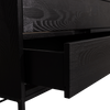 TV cabinet SILAS 120cm black ash