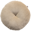 TWINKLE round cushion velvet sand Ø45cm