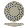 Tinni Plate, Blue, Stoneware