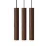 UMAGE CHIMES CLUSTER 3 brown pendant lamp