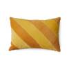 Velvet april striped pillow (60x40cm)