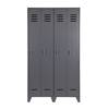 Wardrobe WOOOD STIJN pine grey