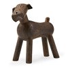 Wooden decoration KAY BOJESEN Dog TIM smoked oak