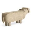 Wooden decoration KAY BOJESEN Hippopotamus natural