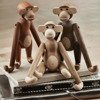 Wooden decoration KAY BOJESEN Monkey small natural