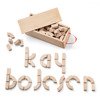 Wooden decoration KAY BOJESEN Natural alphabet