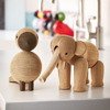 Wooden decoration KAY BOJESEN Natural elephant