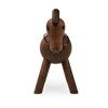 Wooden decoration KAY BOJESEN dark Horse smoked oak