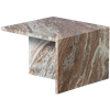 XHAIL rectangular table, natural marble