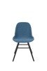 ZUIVER ALBERT KUIP SOFT blue chair