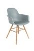 ZUIVER Albert Kuip armchair, light gray