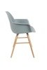 ZUIVER Albert Kuip armchair, light gray