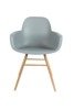 ZUIVER Albert Kuip armchair, light gray