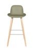 ZUIVER Albert Kuip bar stool green