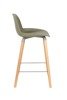 ZUIVER Albert Kuip green low bar stool