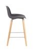 ZUIVER Albert Kuip low bar stool dark gray