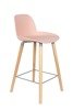 ZUIVER Albert Kuip low bar stool pink