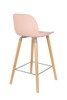 ZUIVER Albert Kuip low bar stool pink