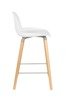 ZUIVER Albert Kuip low bar stool white