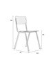 ZUIVER Back to School Chair Matte Blue