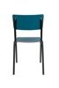 ZUIVER Back to School Chair Matte Blue