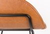 ZUIVER Feston brown bar stool