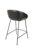 ZUIVER Feston low bar stool black