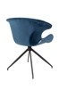 ZUIVER Mia blue armchair