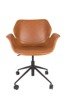 ZUIVER Nikki brown office chair